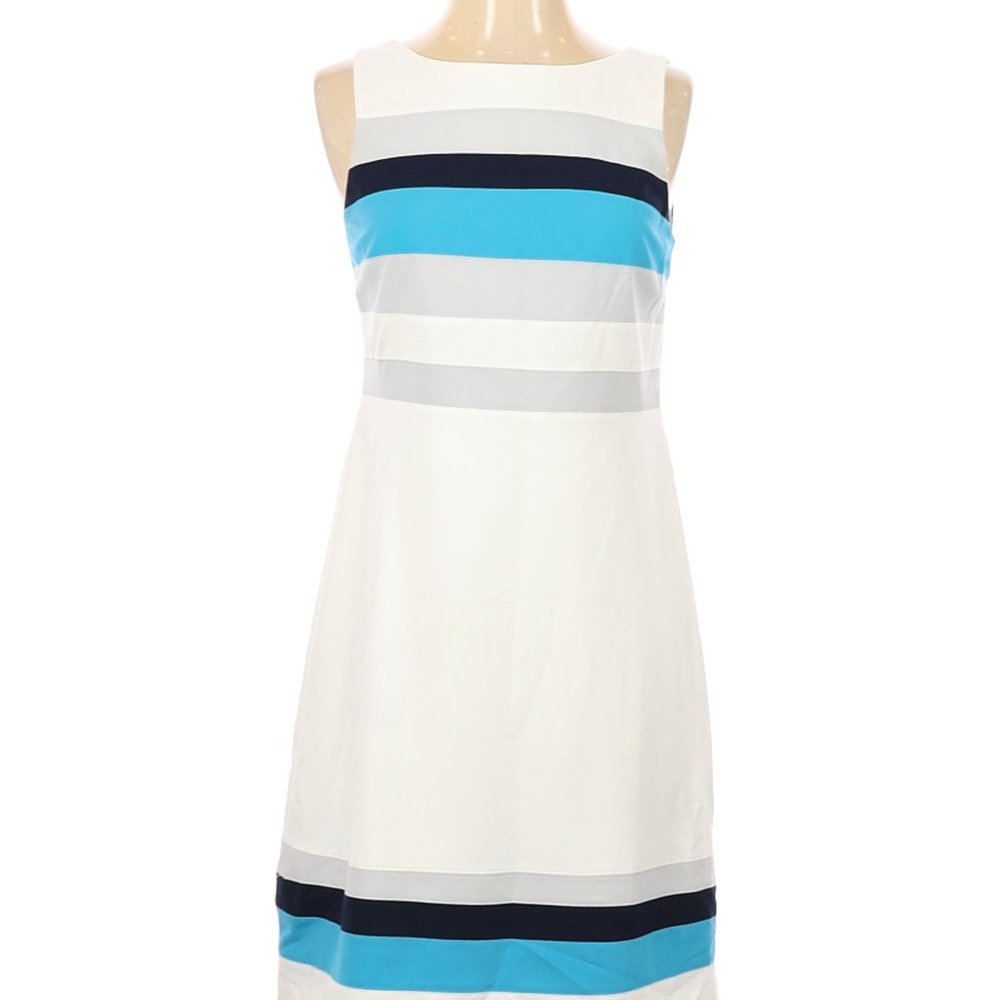 Black House White Market White Blue Dress